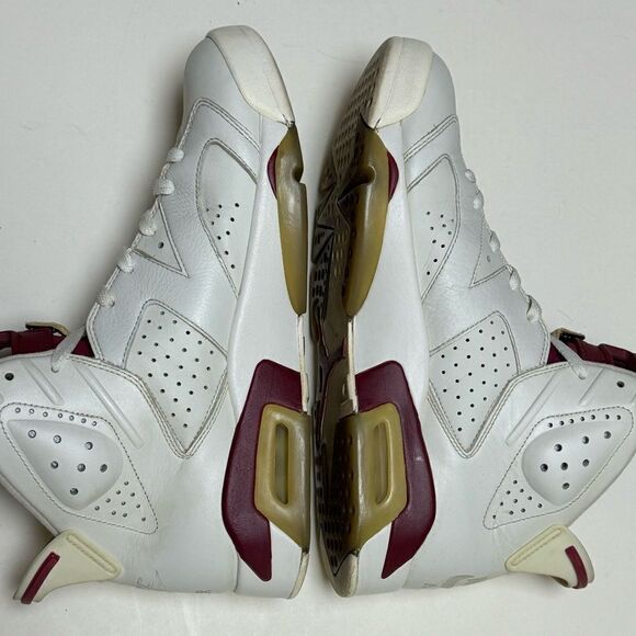 Air Jordan Nike Men’s 2015 Retro 6 Maroon Sneakers Sz 10 - Picture 11 of 16